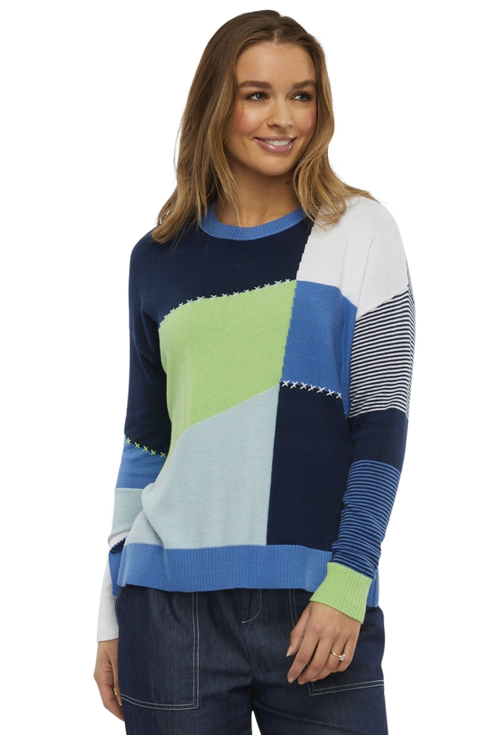 Patchwork Sweater - Zaket and Plover – Tapestrie